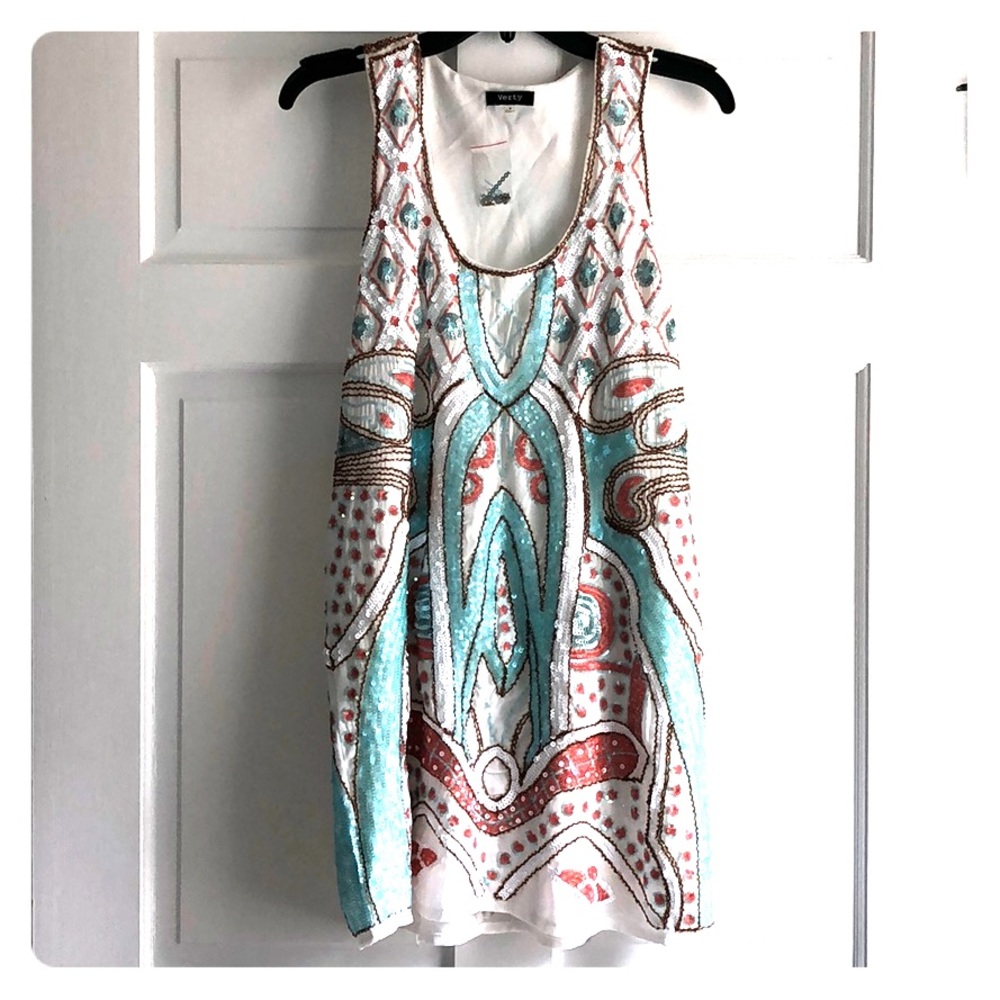 Beaded cocktail dress